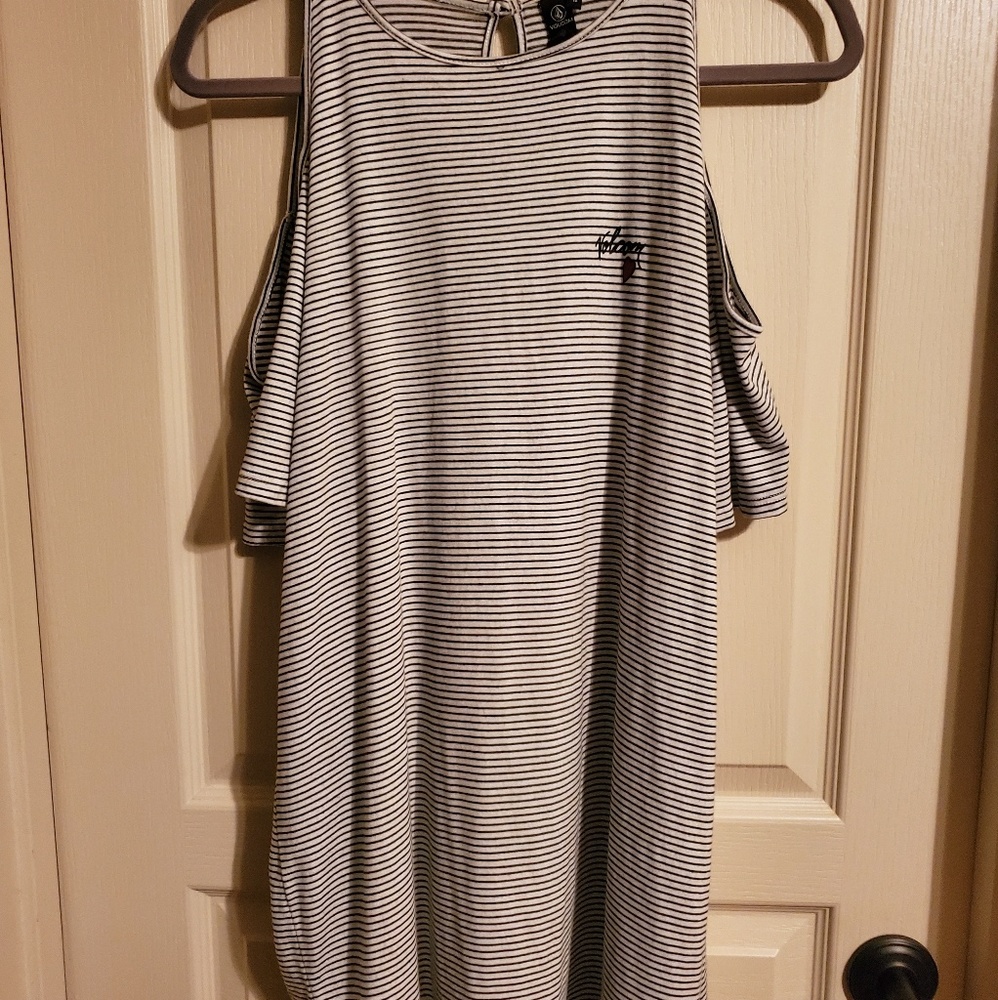 Volcom stripped skater dress